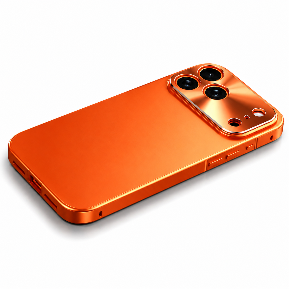 Premium iPhone Case MagSafe Compatible Aluminum Frame Frosted PC Back Shockproof Scratch Resistant Ultra Thin Matte Protective Cover Lightweight Style