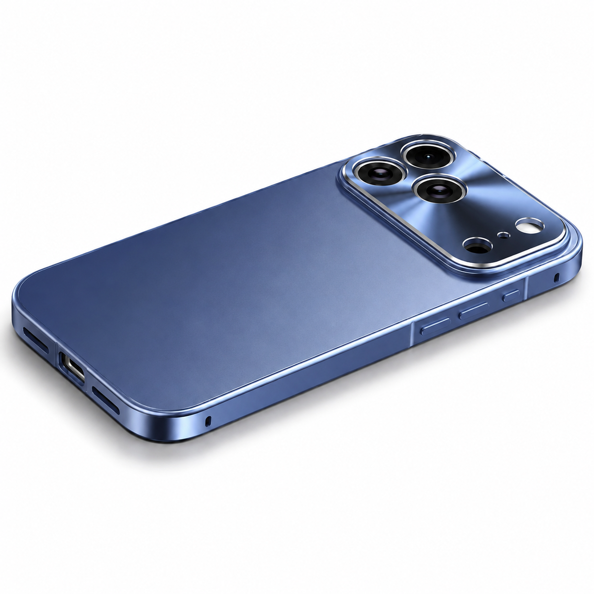 Premium iPhone Case MagSafe Compatible Aluminum Frame Frosted PC Back Shockproof Scratch Resistant Ultra Thin Matte Protective Cover Lightweight Style