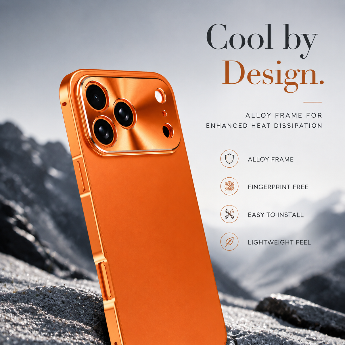 Premium iPhone Case MagSafe Compatible Aluminum Frame Frosted PC Back Shockproof Scratch Resistant Ultra Thin Matte Protective Cover Lightweight Style