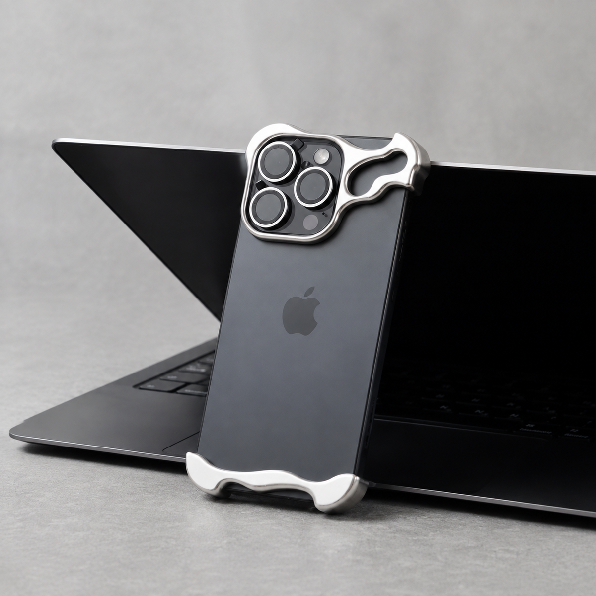 Premium iPhone Case MagSafe Compatible Aluminum Frame Magnetic Shockproof Cover Ultra Thin Metal Bumper Camera Lens Protection Frameless Slim Design
