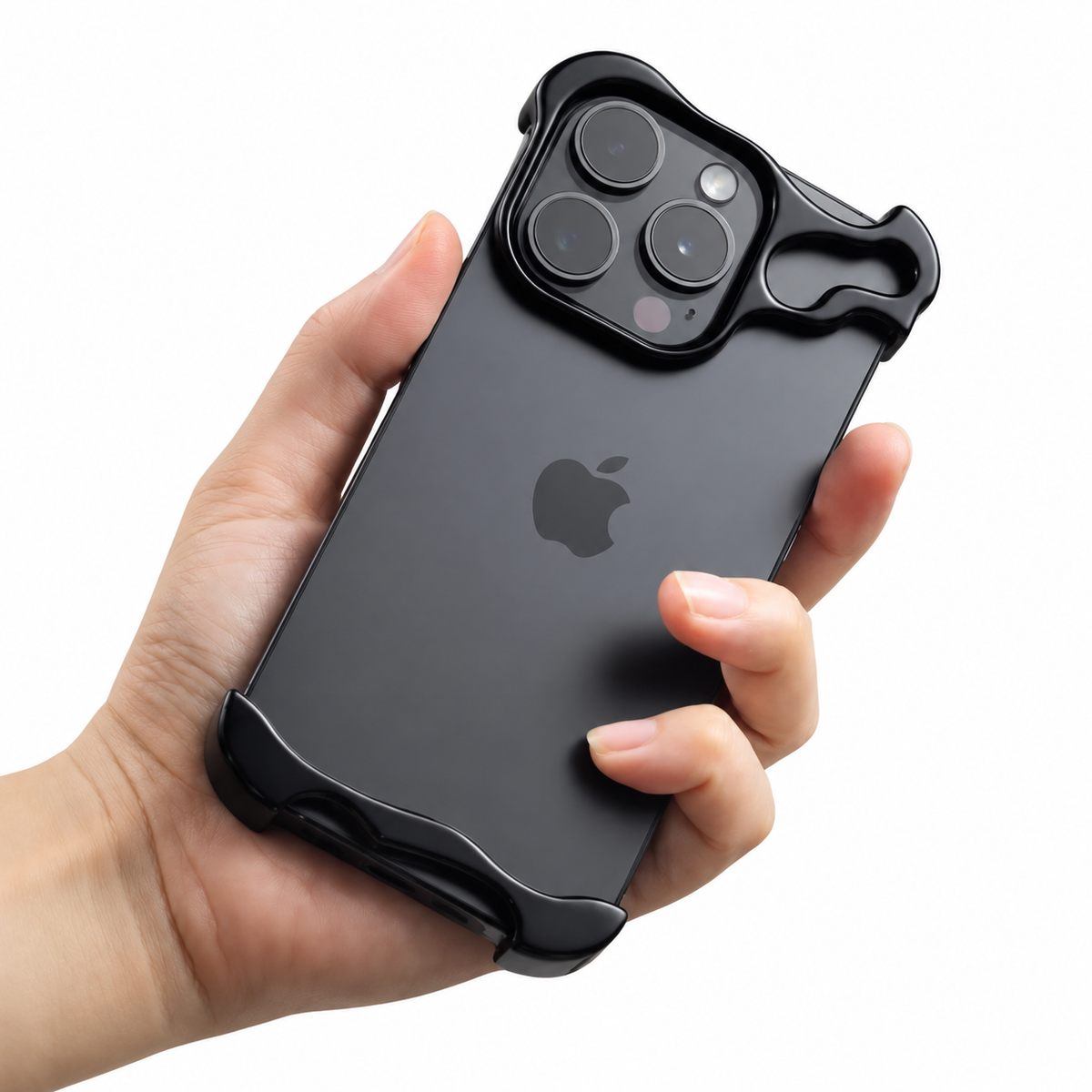 Premium iPhone Case MagSafe Compatible Aluminum Frame Magnetic Shockproof Cover Ultra Thin Metal Bumper Camera Lens Protection Frameless Slim Design