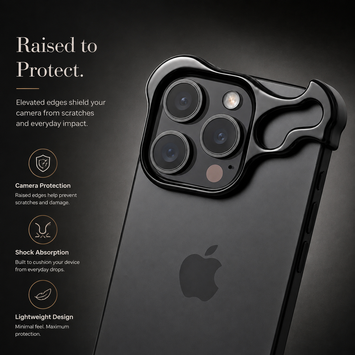 Premium iPhone Case MagSafe Compatible Aluminum Frame Shockproof Ultra Thin Metal Bumper Camera Lens Protection Frameless Matte Lightweight Protection