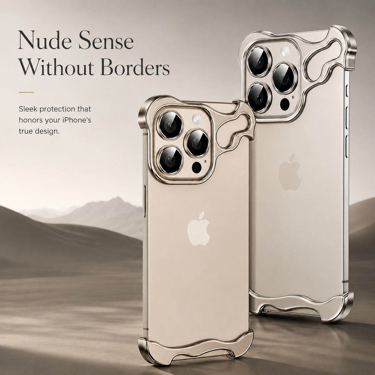 Premium iPhone Case MagSafe Compatible Aluminum Frame Shockproof Ultra Thin Metal Bumper Camera Lens Protection Frameless Matte Lightweight Protection