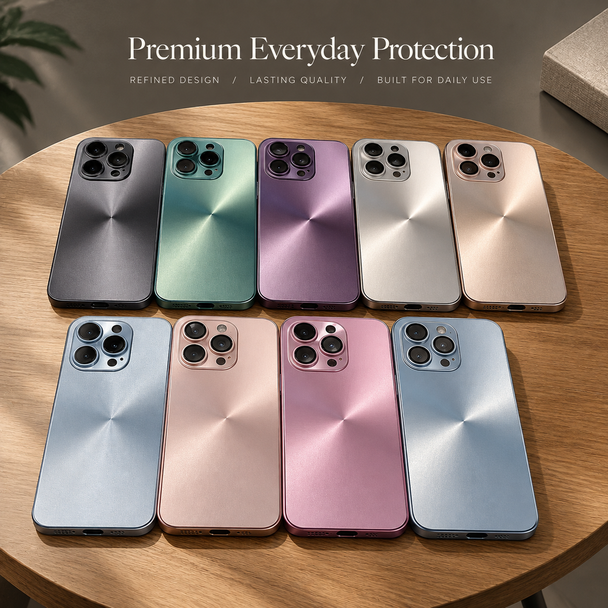 Premium iPhone Case MagSafe Compatible Aurora Matte Shockproof Protective Cover Color Shift Finish Camera Lens Protection Anti Scratch Slim Design