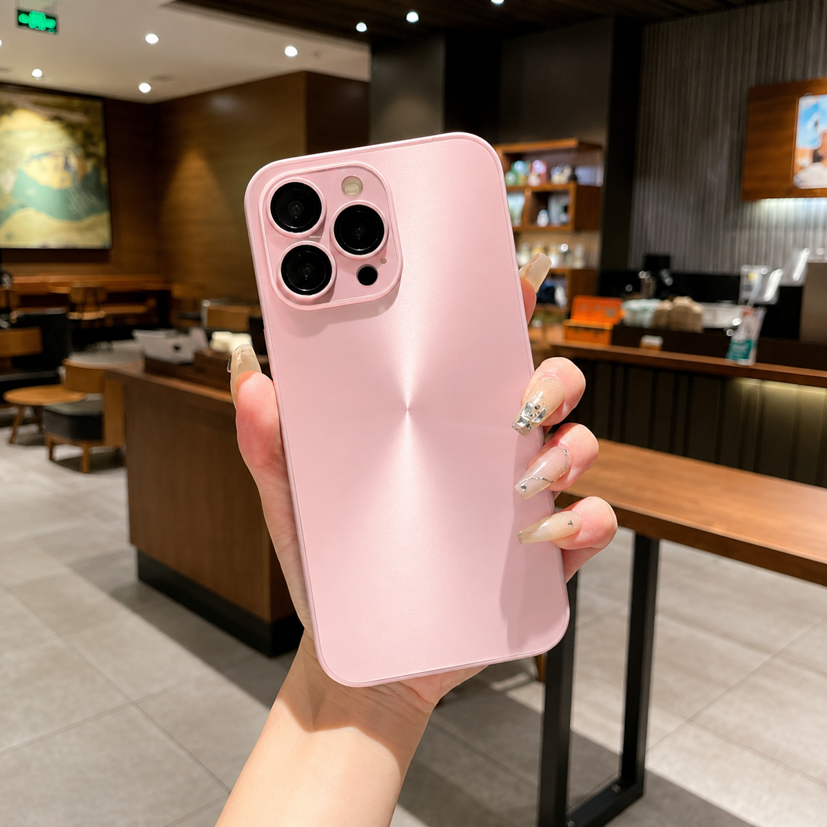 Premium iPhone Case MagSafe Compatible Aurora Matte Shockproof Protective Cover Color Shift Finish Camera Lens Protection Anti Scratch Slim Design