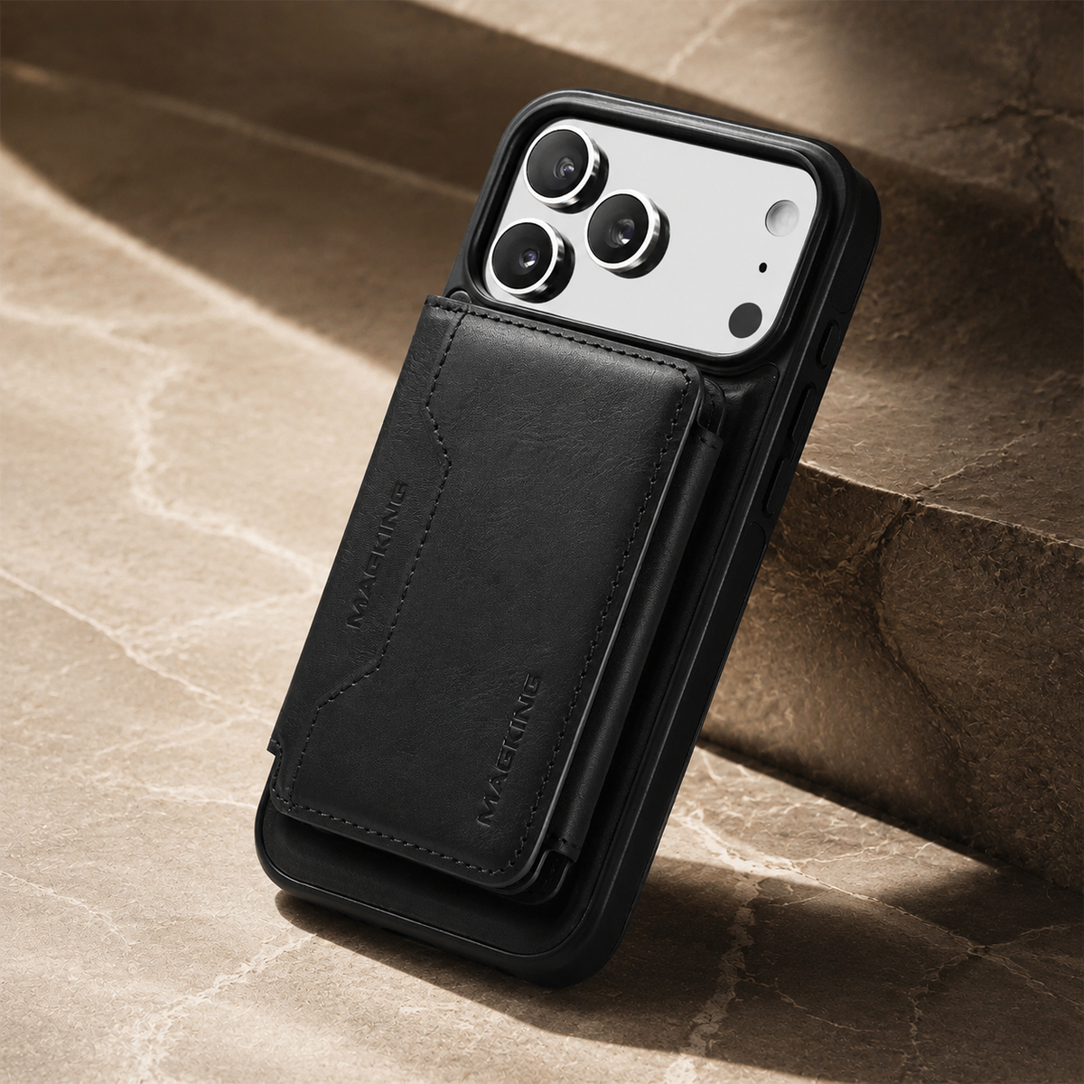 Premium iPhone Case MagSafe Compatible Detachable PU Leather Wallet Card Holder Magnetic Shockproof Anti Scratch Anti-Fingerprint Slim Safe Fit Covers Design