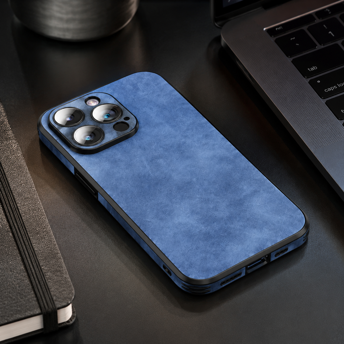 Premium iPhone Case MagSafe Compatible Genuine Leather Shockproof Protective Cover with Camera Lens Protection Slim Lightweight Design