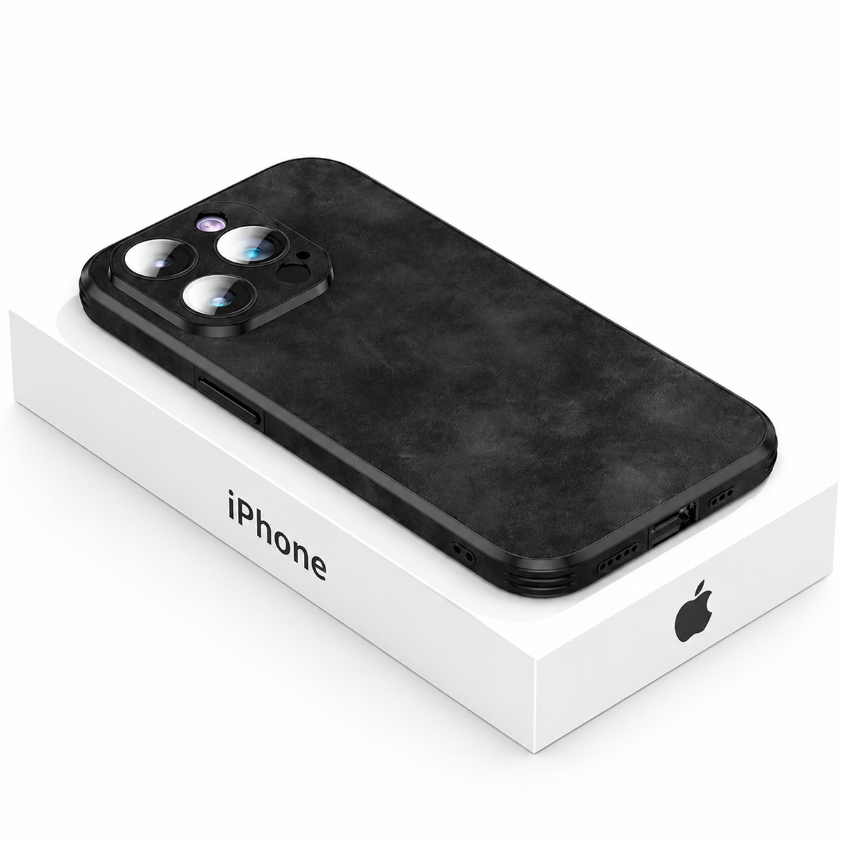 Premium iPhone Case MagSafe Compatible Genuine Leather Shockproof Protective Cover with Camera Lens Protection Slim Lightweight Design