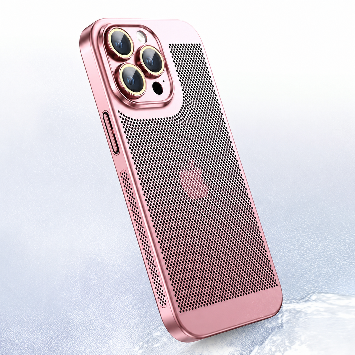 Premium iPhone Case MagSafe Compatible Honeycomb Texture Shockproof Protective Case Thermal Dissipation Camera Lens Protection Slim Lightweight Design