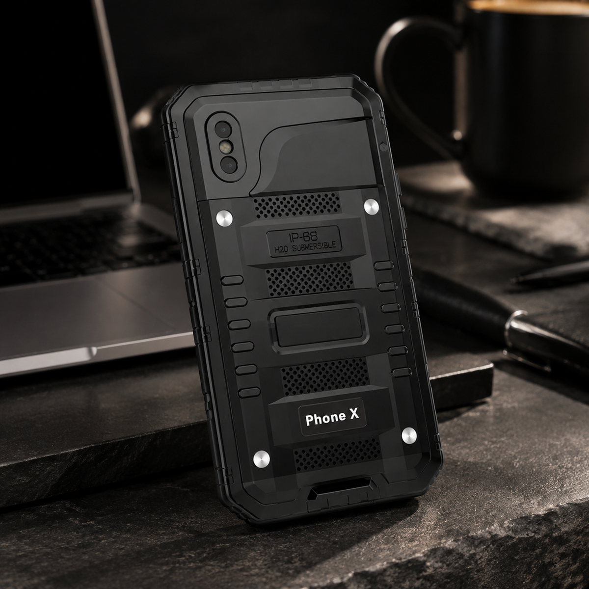 Premium iPhone Case MagSafe Compatible IP68 Waterproof Aluminum Armor Shockproof Full Body Protective Cover Camera Lens Guard Rugged Magnetic Design