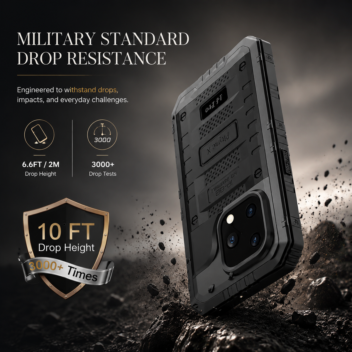 Premium iPhone Case MagSafe Compatible IP68 Waterproof Aluminum Armor Shockproof Full Body Protective Cover Camera Lens Guard Rugged Magnetic Design