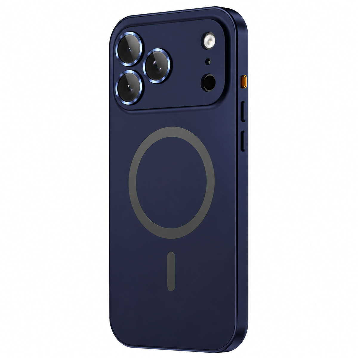 Premium iPhone Case MagSafe Compatible Magnetic Aluminum Frame PC Back Shockproof Protective Cover Camera Lens Guard Anti Scratch Slim Full Protection