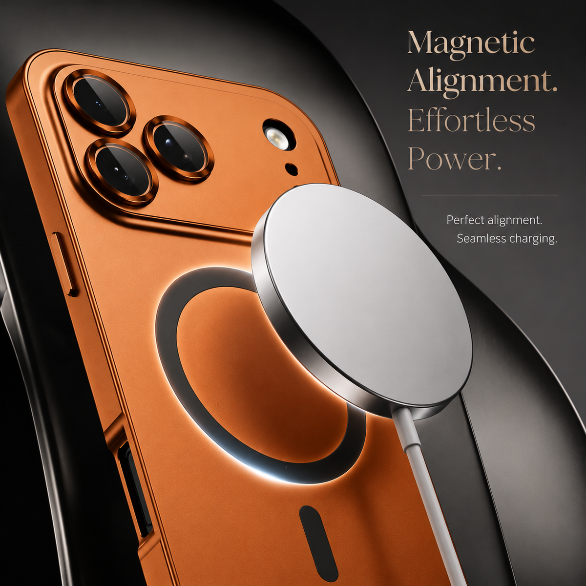 Premium iPhone Case MagSafe Compatible Magnetic Aluminum Frame PC Back Shockproof Protective Cover Camera Lens Guard Anti Scratch Slim Full Protection