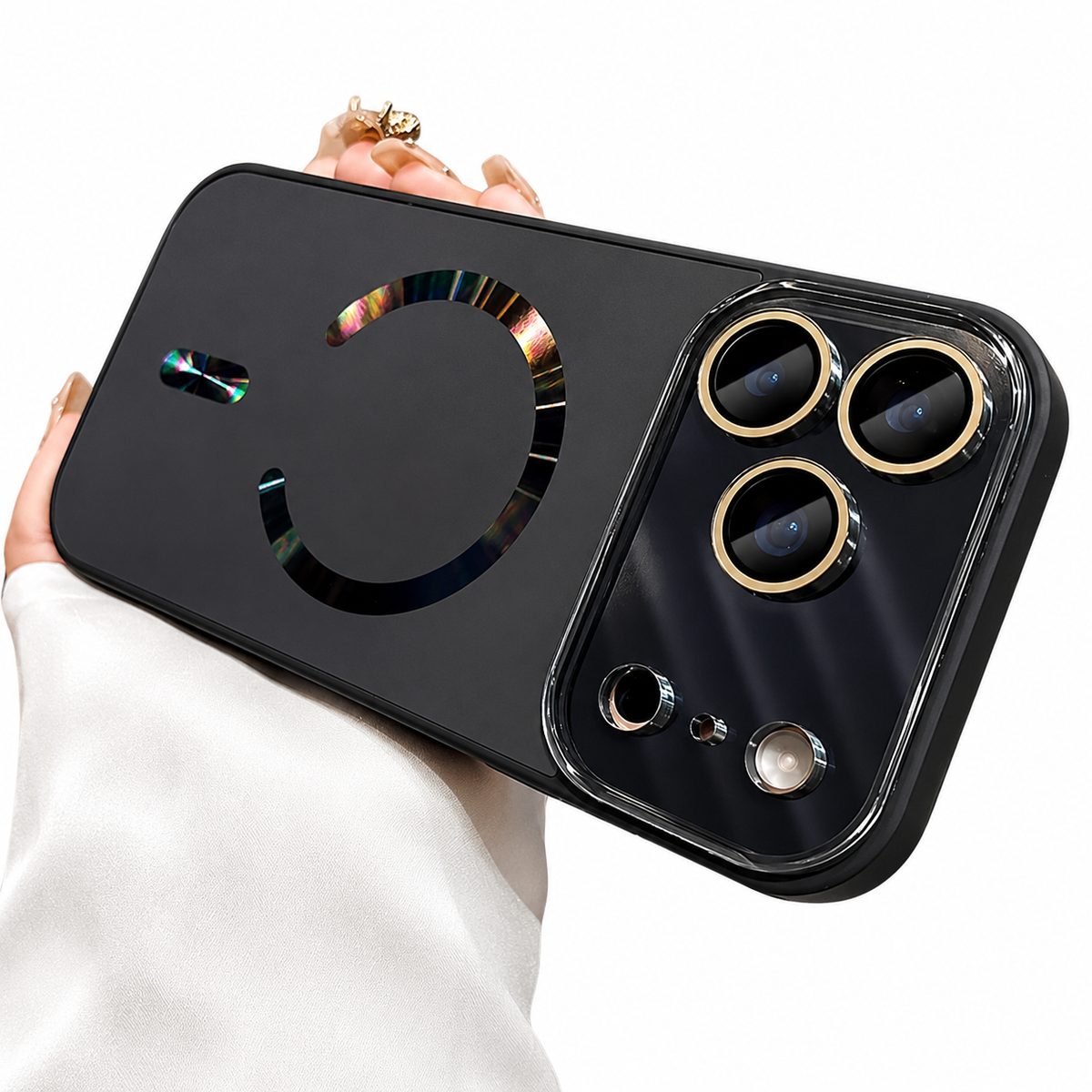 Premium iPhone Case MagSafe Compatible Magnetic Matte Glass Camera Protection Shockproof PC TPU Anti Fingerprint Slim Wireless Charging Cover