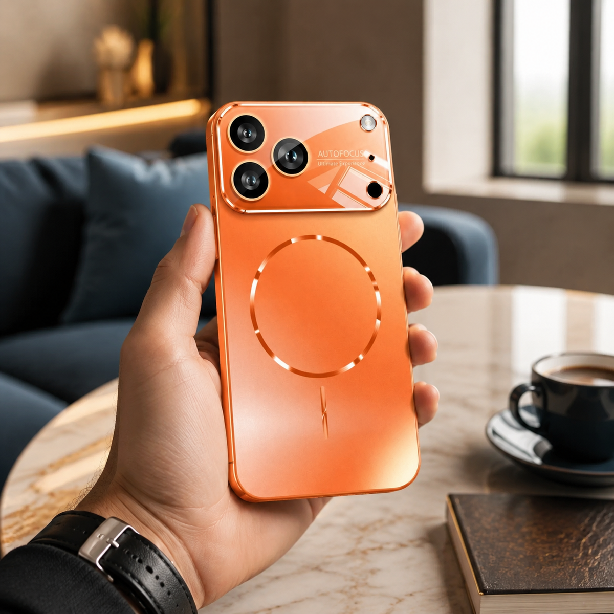 Premium iPhone Case MagSafe Compatible Magnetic Shockproof Cover Camera Lens Protection Ultra Thin Matte Anti Fingerprint Hard Back Full Coverage Slim