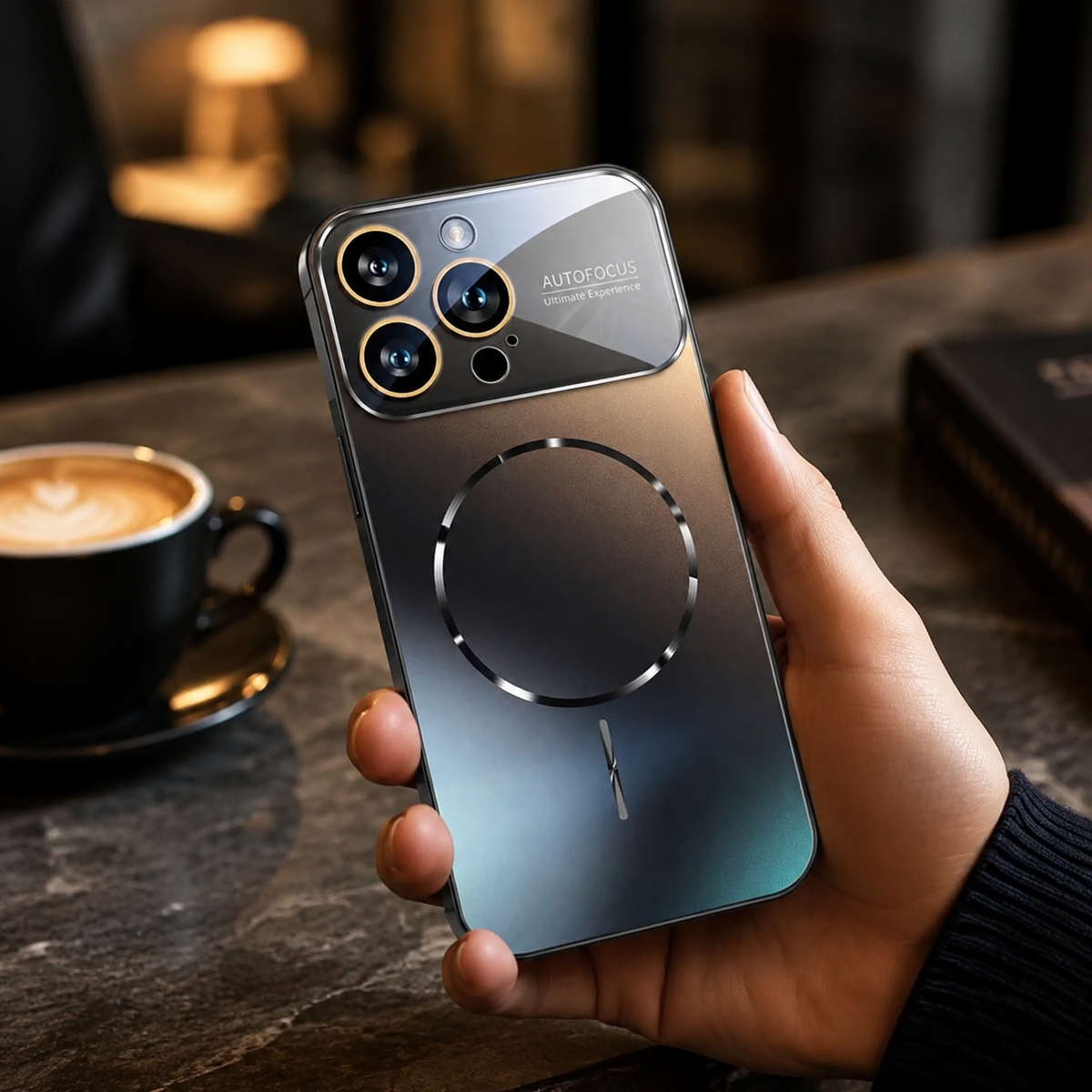 Premium iPhone Case MagSafe Compatible Magnetic Shockproof Cover Camera Lens Protection Ultra Thin Matte Anti Fingerprint Hard Back Full Coverage Slim
