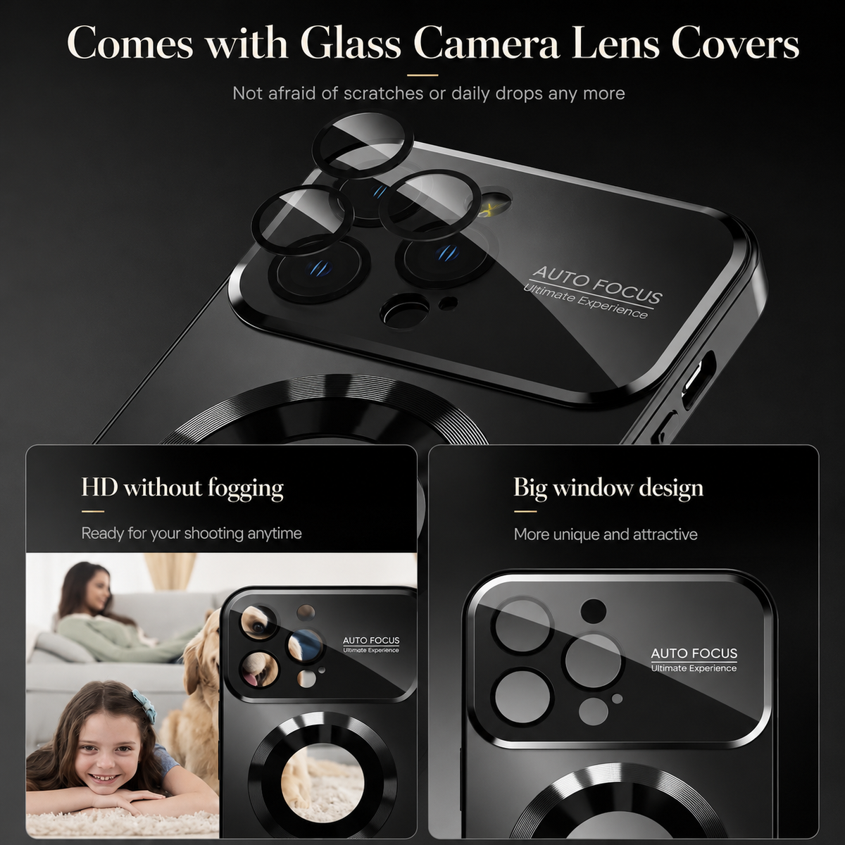 Premium iPhone Case MagSafe Compatible Magnetic Shockproof Matte Protective Cover PC TPU Camera Lens Protection Anti Fingerprint Slim Full Coverage Pro