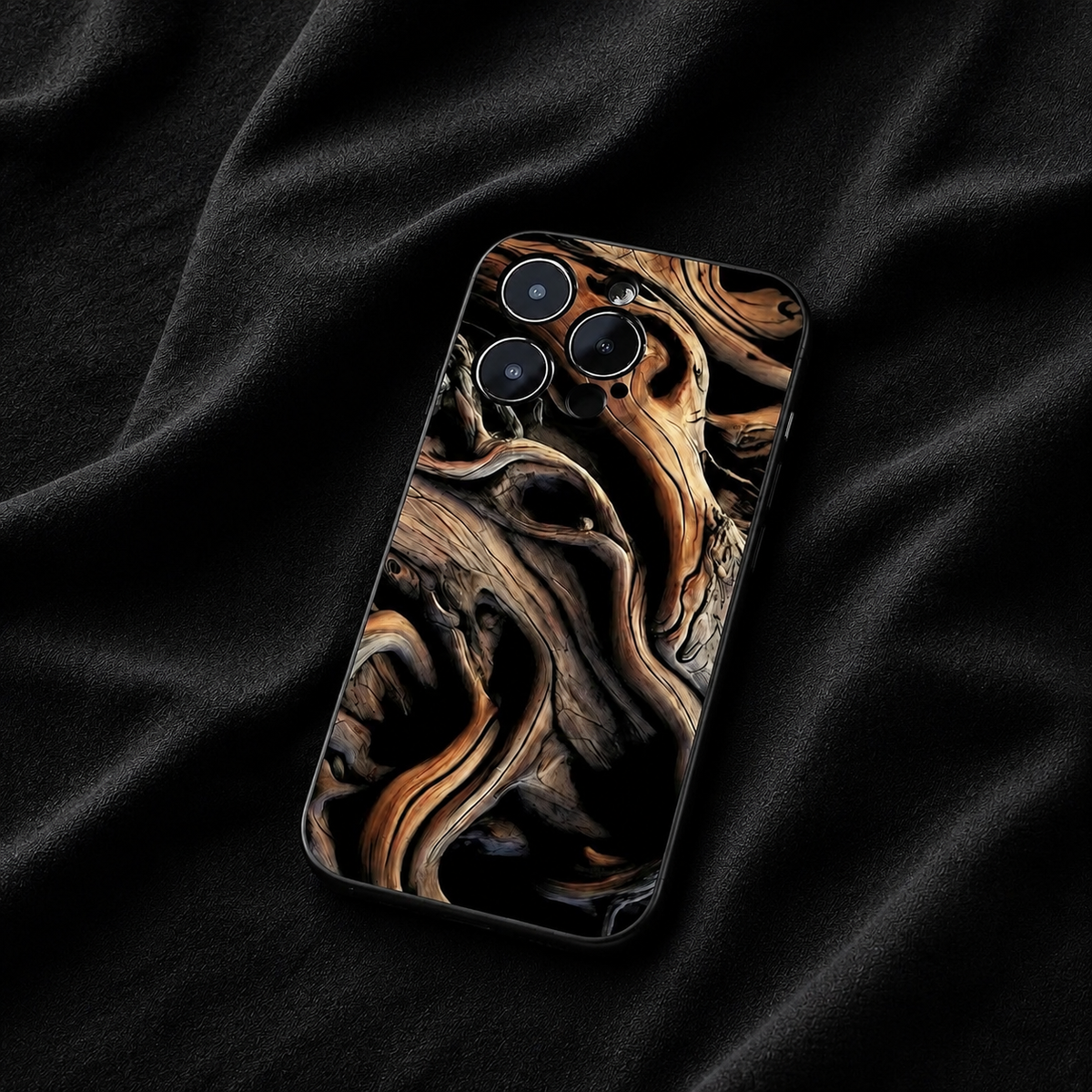 Premium iPhone Case MagSafe Compatible Natural Wood Protective Cover Shockproof TPU Bumper Camera Lens Guard Anti Scratch Slim Lightweight Design