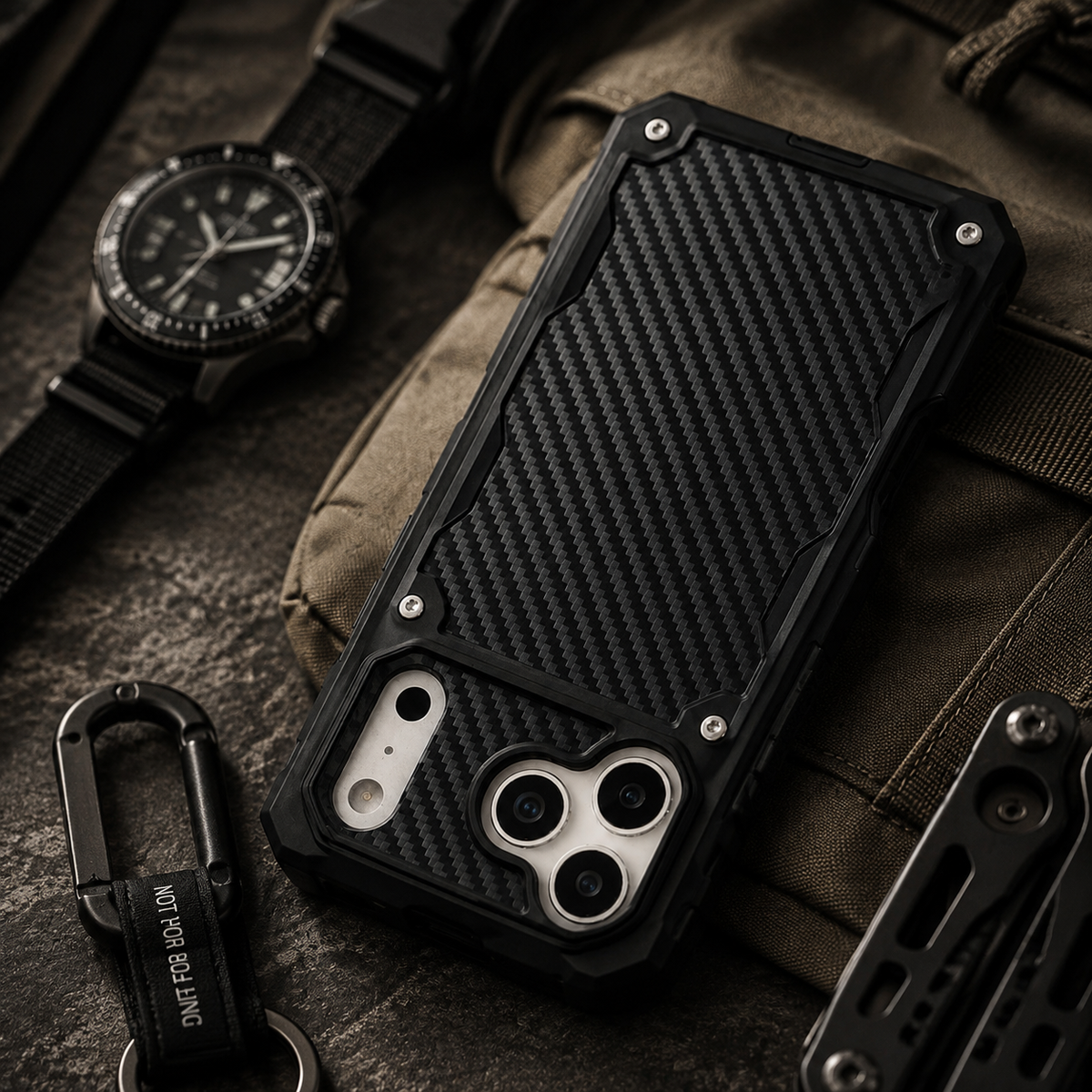 Premium iPhone Case MagSafe Compatible Rugged Heavy Duty Shockproof Cover Anti-Slip Grip Military Grade Drop Protection Slim Durable Protective Design