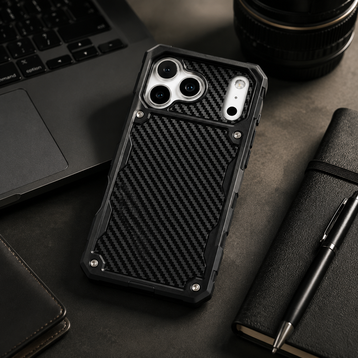 Premium iPhone Case MagSafe Compatible Rugged Heavy Duty Shockproof Cover Anti-Slip Grip Military Grade Drop Protection Slim Durable Protective Design