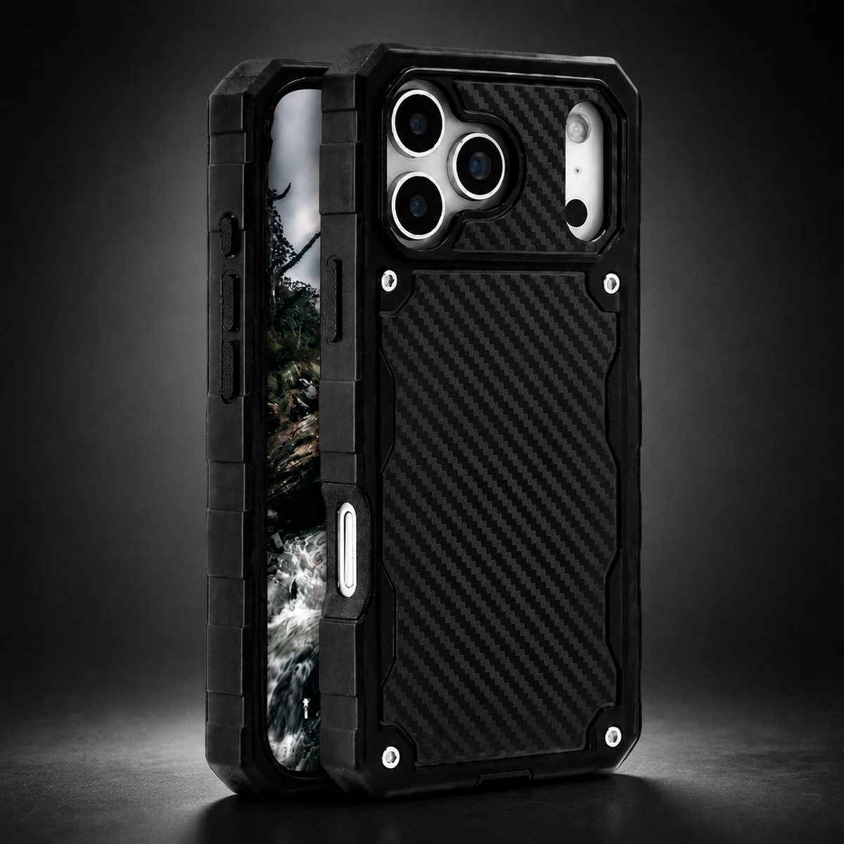 Premium iPhone Case MagSafe Compatible Rugged Heavy Duty Shockproof Cover Anti-Slip Grip Military Grade Drop Protection Slim Durable Protective Design