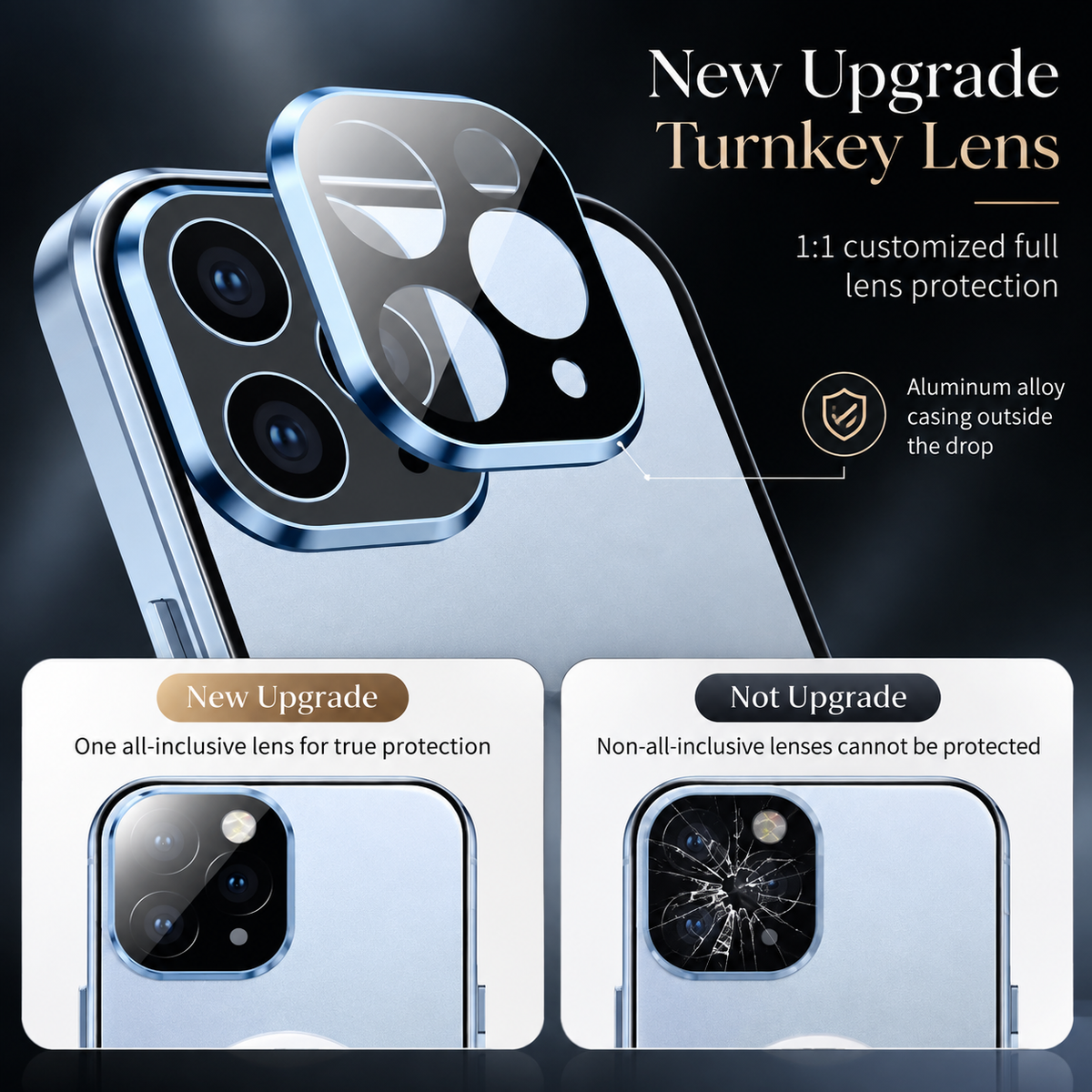 Premium iPhone Case MagSafe Compatible Tempered Glass Metal Frame Shockproof Full Body Protective Cover Camera Lens Protection Slim Sealed Design