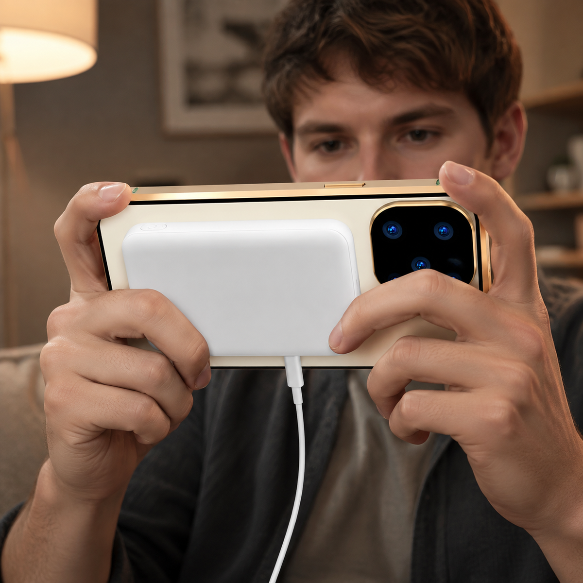 Premium iPhone Case MagSafe Compatible Tempered Glass Metal Frame Shockproof Full Body Protective Cover Camera Lens Protection Slim Sealed Design