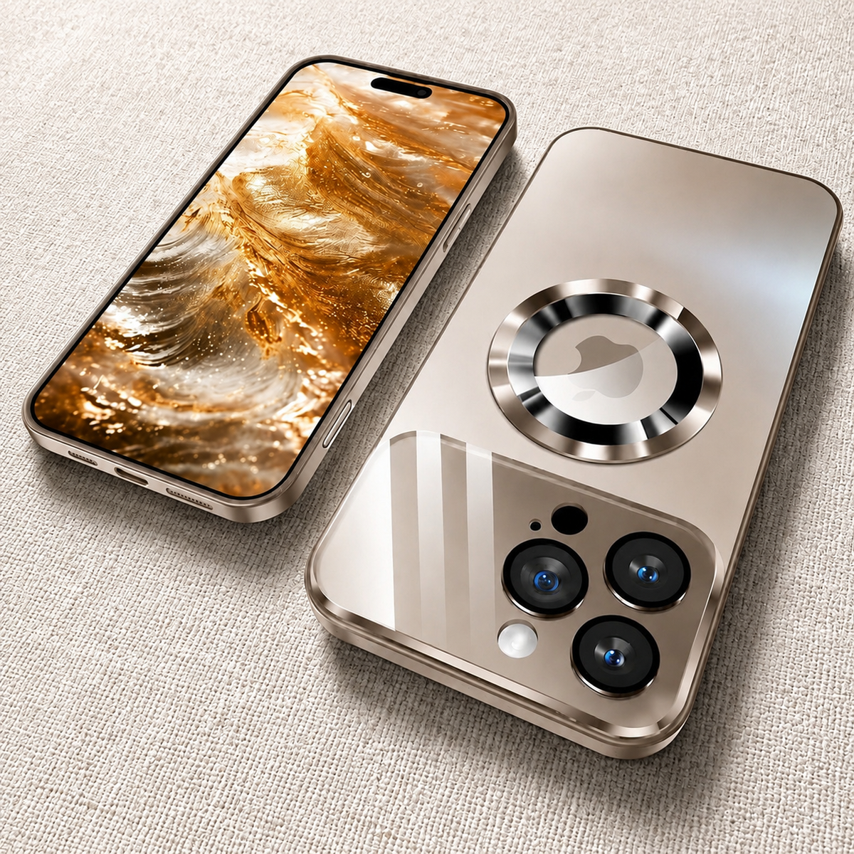 Premium iPhone Case MagSafe Compatible Tempered Glass Protective Cover Shockproof Anti Scratch Camera Lens Guard Slim Light Full Coverage Matte Finish