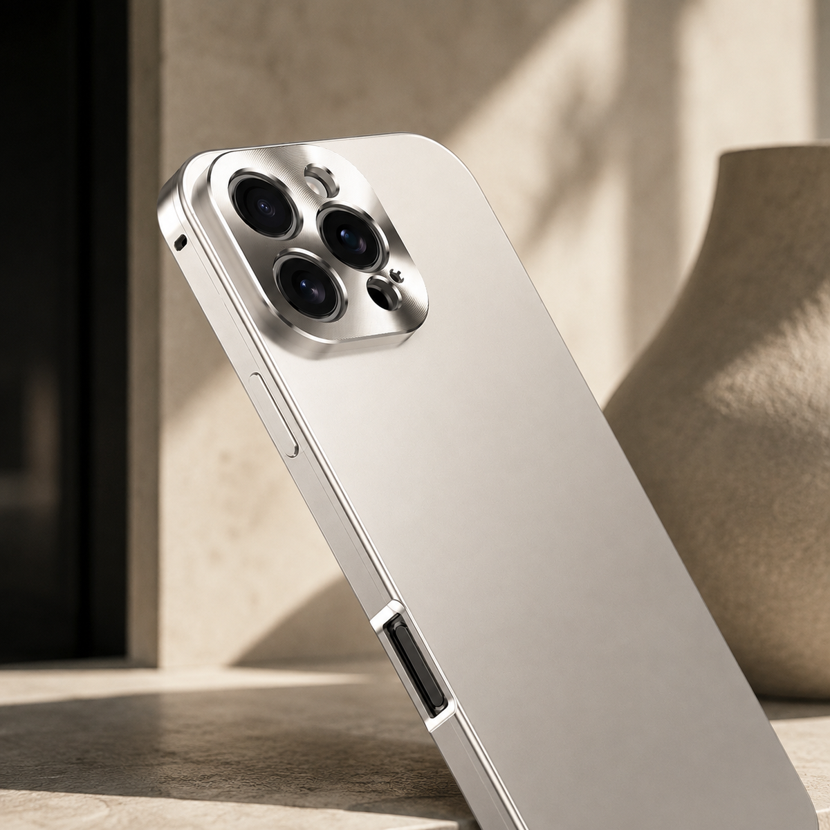 Premium iPhone Case MagSafe Compatible Titanium Alloy Magnetic Frame Ultra Thin Frosted Back Camera Lens Protection Shockproof Anti Fingerprint Slim Cover