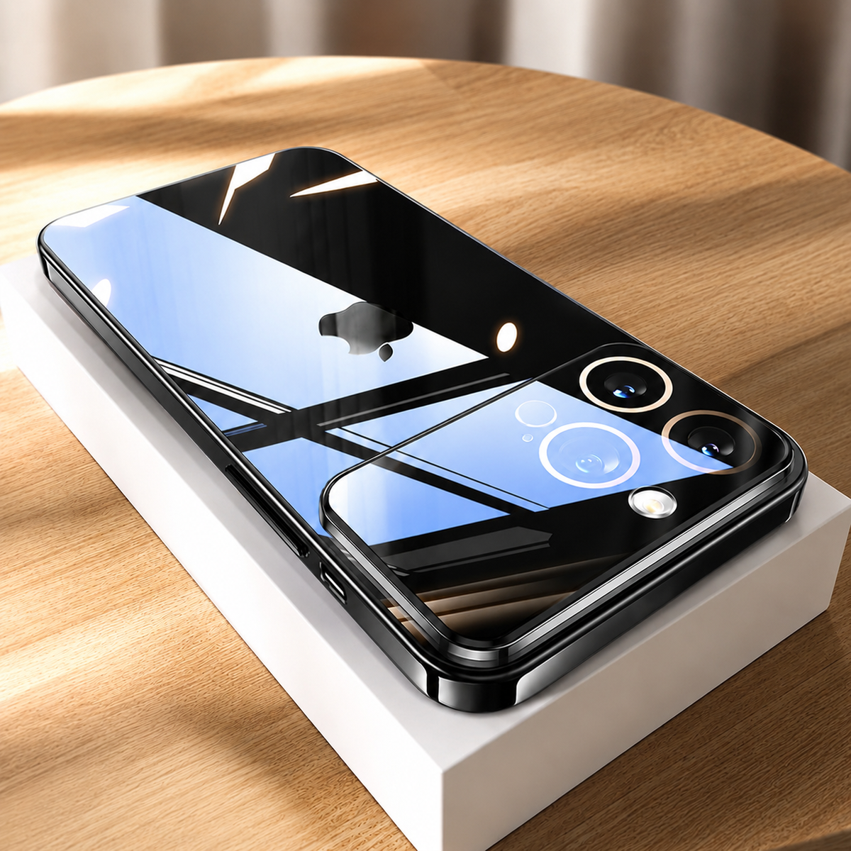 Premium iPhone Case MagSafe Compatible Transparent Hard PC Back Shockproof Camera Lens Protection Ultra Thin Clear Anti Fingerprint Slim Full Coverage