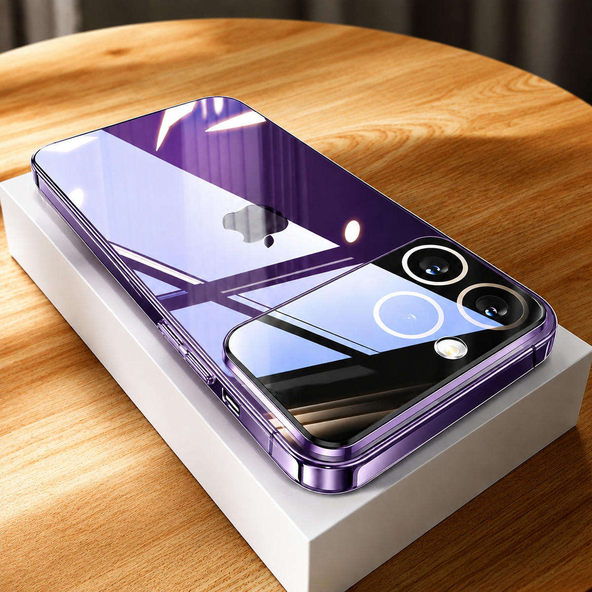 Premium iPhone Case MagSafe Compatible Transparent Hard PC Back Shockproof Camera Lens Protection Ultra Thin Clear Anti Fingerprint Slim Full Coverage