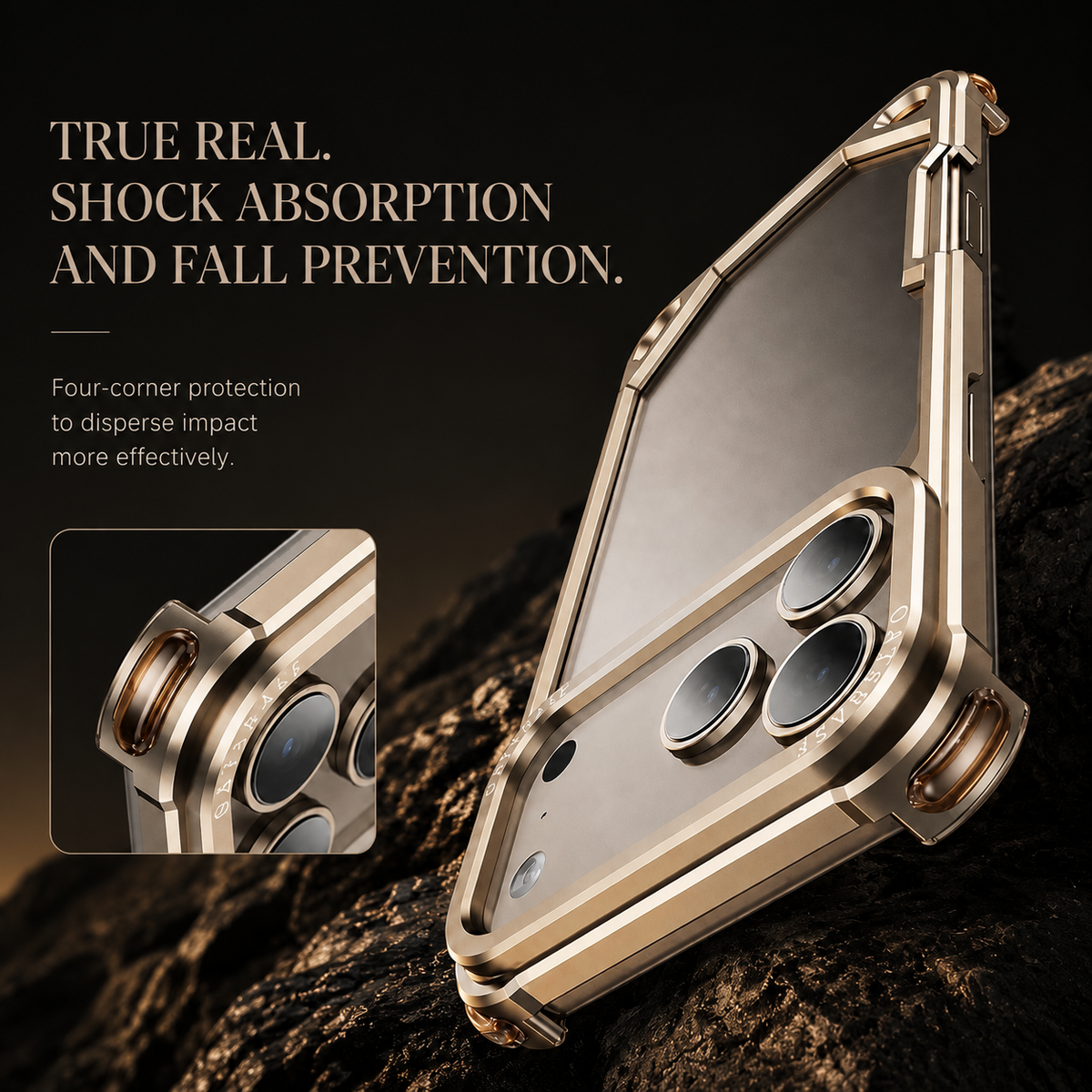 Premium iPhone Case MagSafe Compatible Ultra Thin Aluminum Metal Bumper Shockproof Cover Matte Lightweight Slim Edge Protection Anti Scratch Slim Case