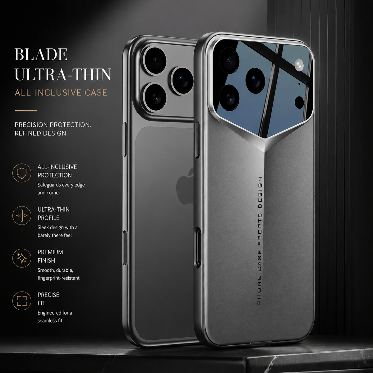 Premium iPhone Case MagSafe Compatible Ultra Thin Protective Cover Camera Lens Protection Shockproof Anti Scratch Slim Hard Back Full Coverage Design