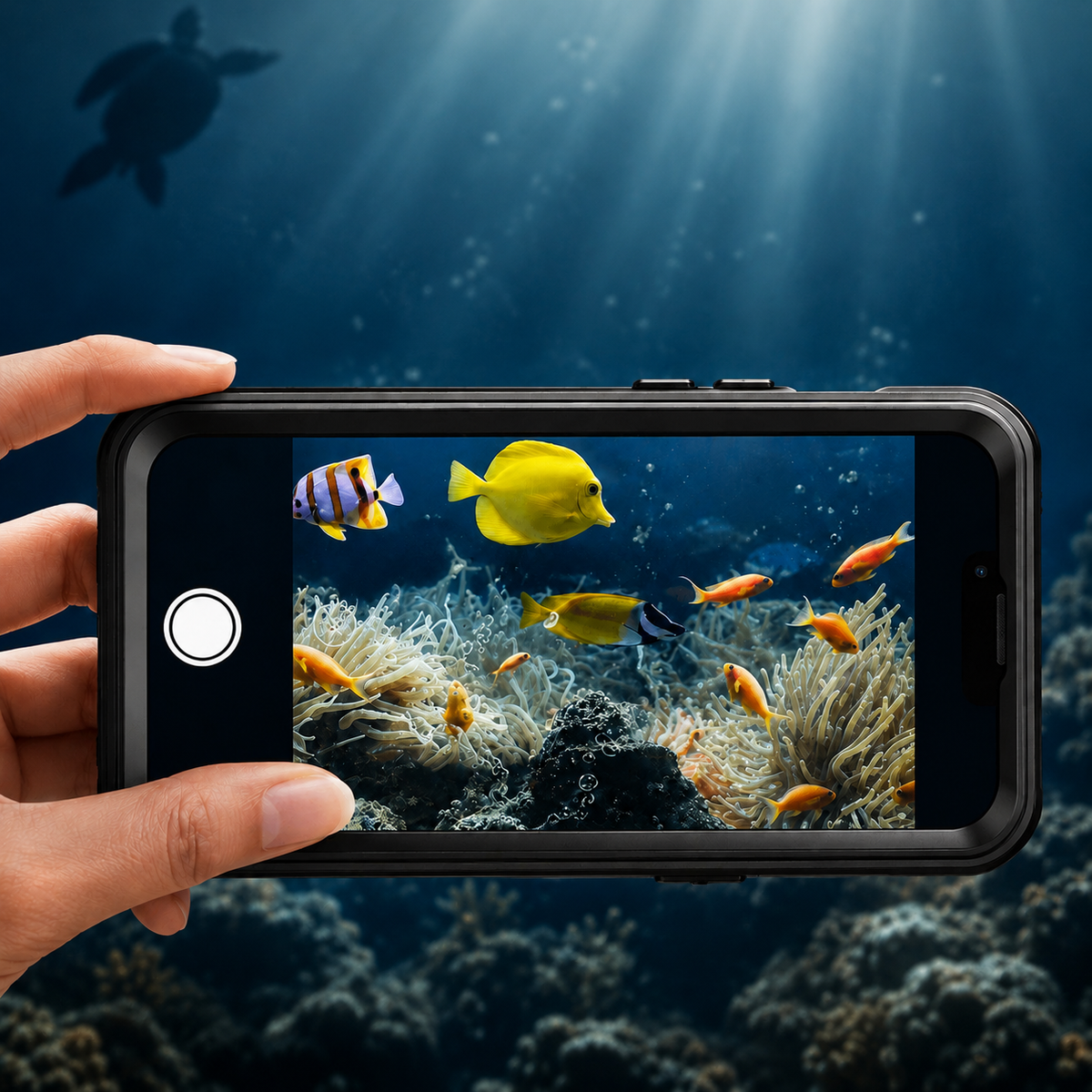 Premium iPhone Case MagSafe Compatible Waterproof IP68 Protective Cover Full Body Shockproof Sealed Transparent Design Camera Screen Protection