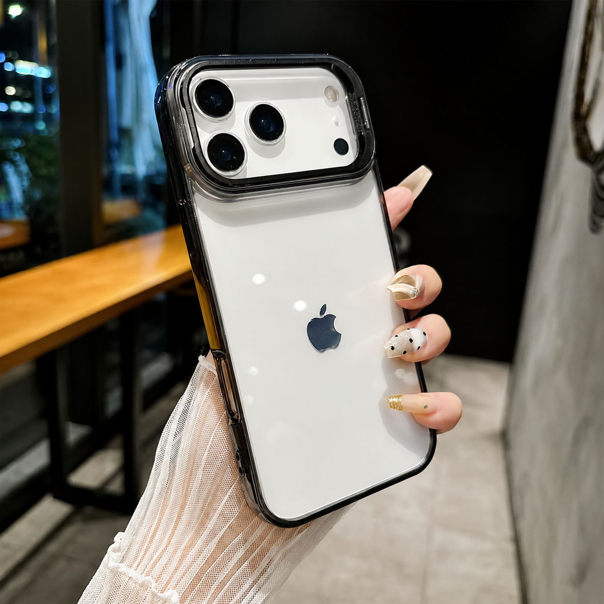Premium iPhone Case MagSafe Crystal Clear PC TPU Shockproof Protective Cover Camera Lens Stand Armor Anti Scratch Magnetic Wireless Charging Slim Full