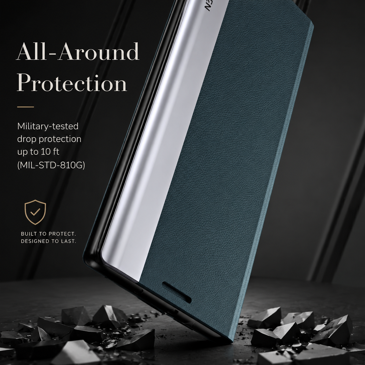 Premium iPhone Case MagSafe Flip Wallet Cover Magnetic Card Holder Stand Shockproof Screen Camera Protection Slim PU Leather Protective Design