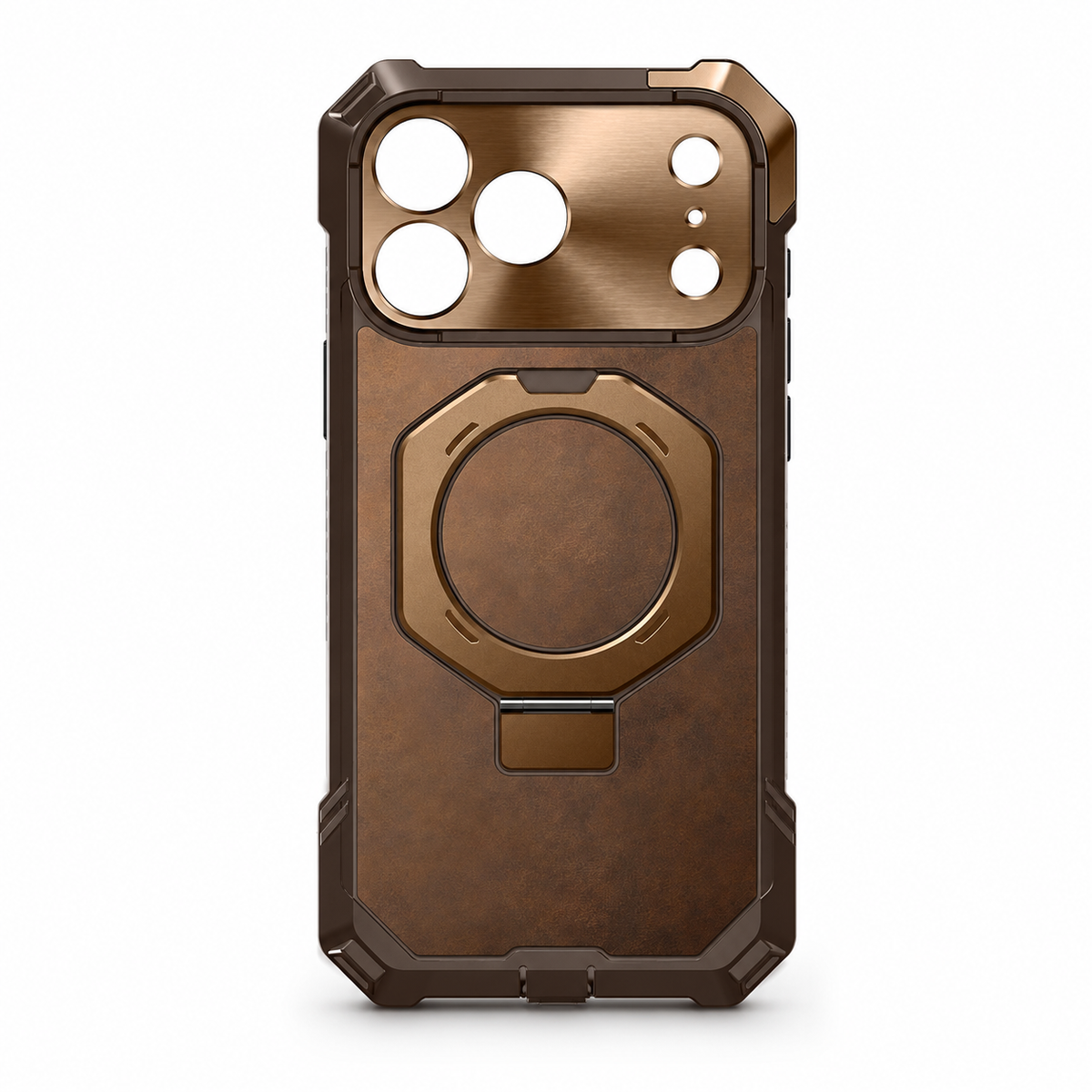 Premium iPhone Case MagSafe Heavy Duty Rugged Shockproof PC TPU Protective Cover Camera Control Button Magnetic Kickstand Non Slip Armor Bumper Case