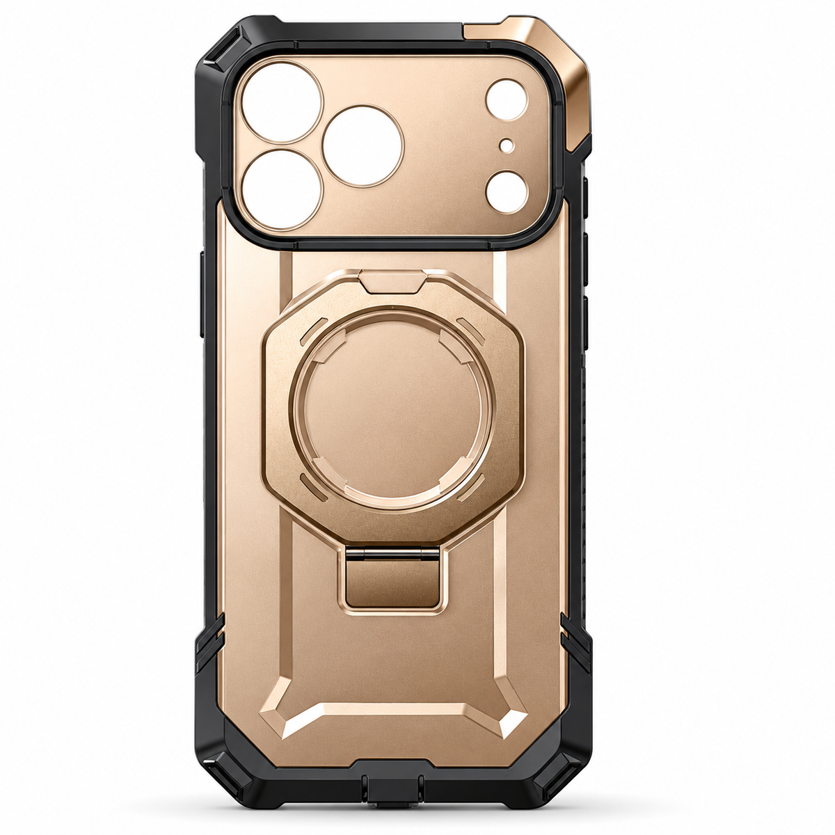Premium iPhone Case MagSafe Heavy Duty Rugged Shockproof PC TPU Protective Cover Camera Control Button Magnetic Kickstand Non Slip Armor Bumper Case