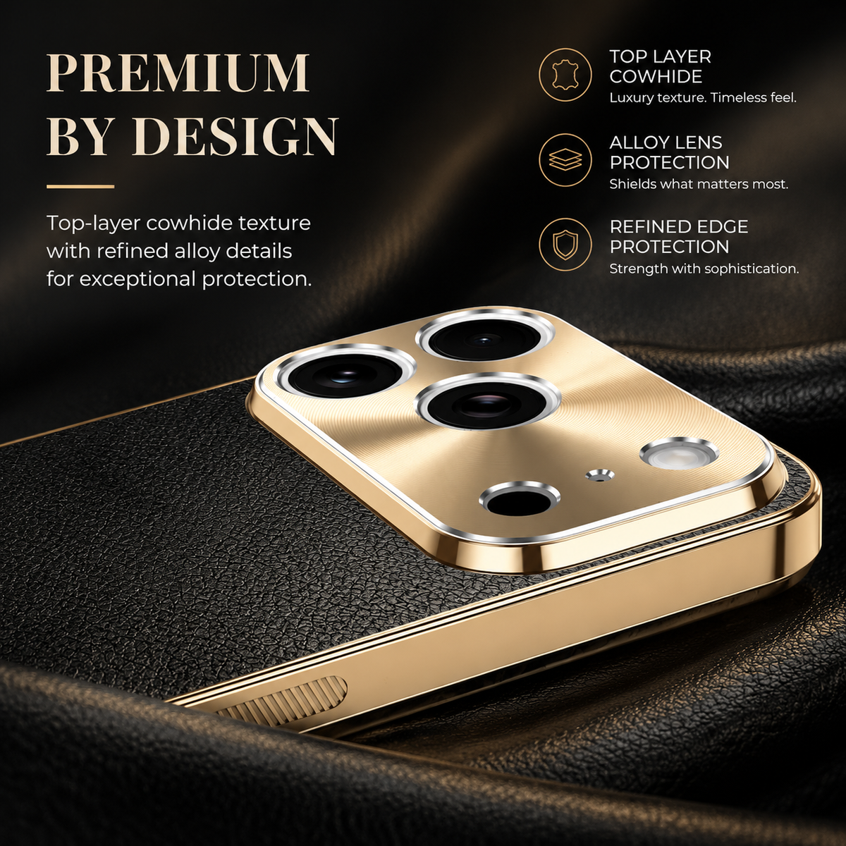 Premium iPhone Case MagSafe Lychee Leather Back Electroplated Frame Shockproof Camera Lens Protection Full Coverage Slim Magnetic Protective Cover