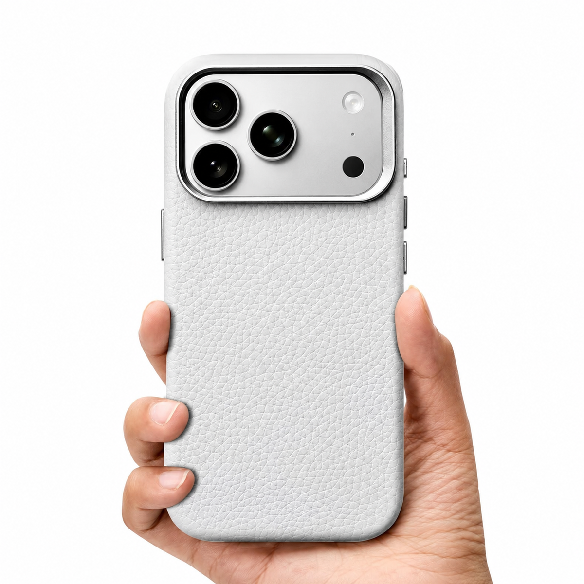 Premium iPhone Case MagSafe Lychee Leather Magnetic Shockproof Protective Cover Alloy Camera Lens Anti Scratch Non Slip Matte Full Coverage Business Case