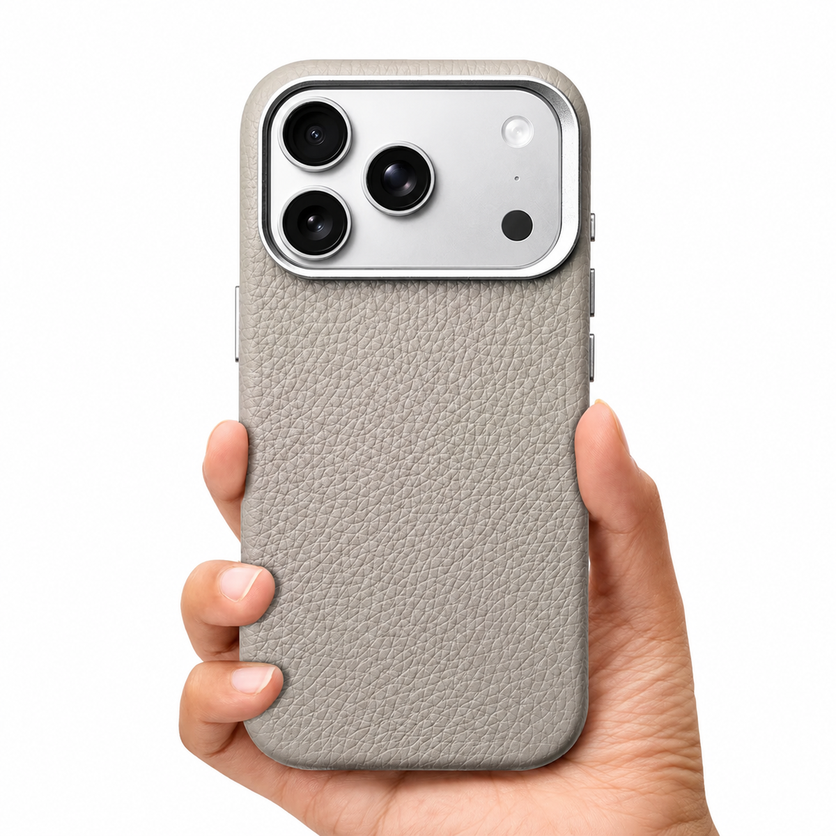 Premium iPhone Case MagSafe Lychee Leather Magnetic Shockproof Protective Cover Alloy Camera Lens Anti Scratch Non Slip Matte Full Coverage Business Case