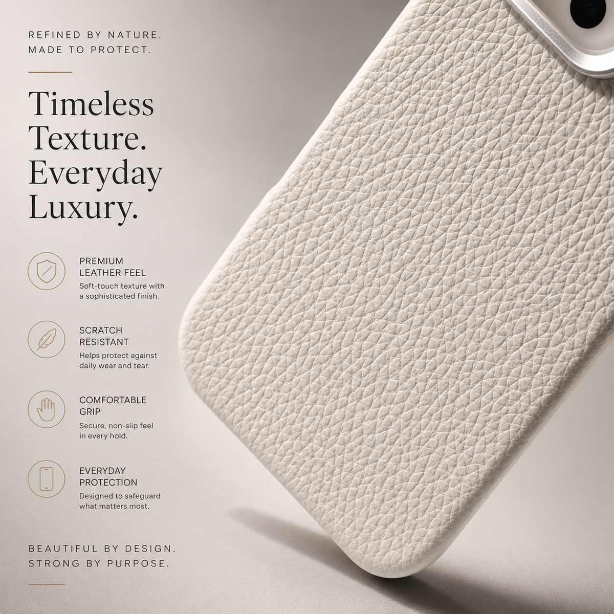 Premium iPhone Case MagSafe Lychee Leather Magnetic Shockproof Protective Cover Alloy Camera Lens Anti Scratch Non Slip Matte Full Coverage Business Case