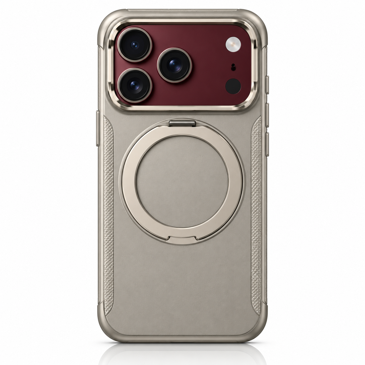 Premium iPhone Case MagSafe Magnetic 360 Ring Stand Foldable Cover Full Protection Fingerprint Resistant Shockproof Bumper Slim Durable Phone Cover Case