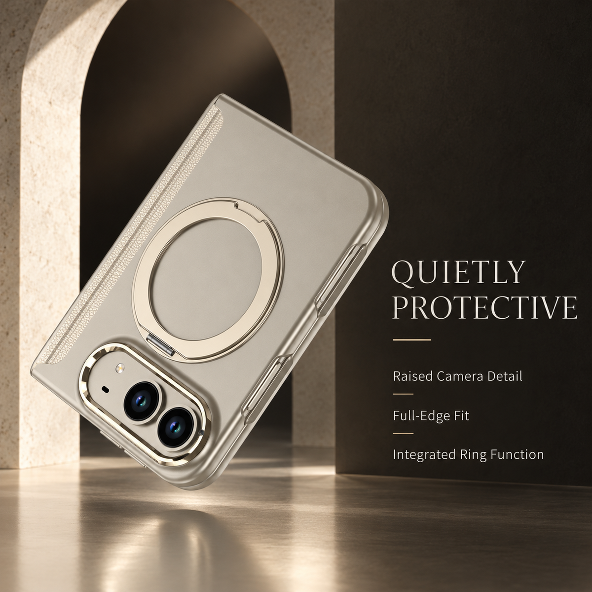 Premium iPhone Case MagSafe Magnetic 360 Ring Stand Foldable Stand Cover Full Protection Fingerprint Resistant Shockproof Bumper Slim Durable Phone Case