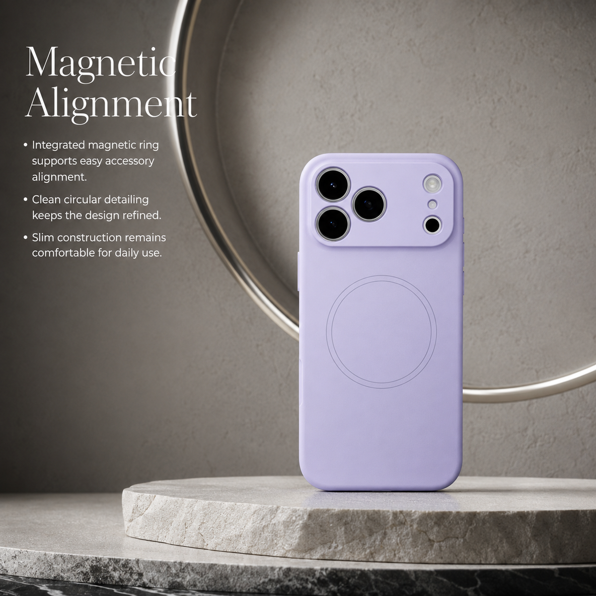 Premium iPhone Case MagSafe Magnetic 360 Rotating Stand Metal Lens Guard Skin Feel Shockproof Slim Fit Anti Drop Non Slip Durable Protective Phone Cover Case