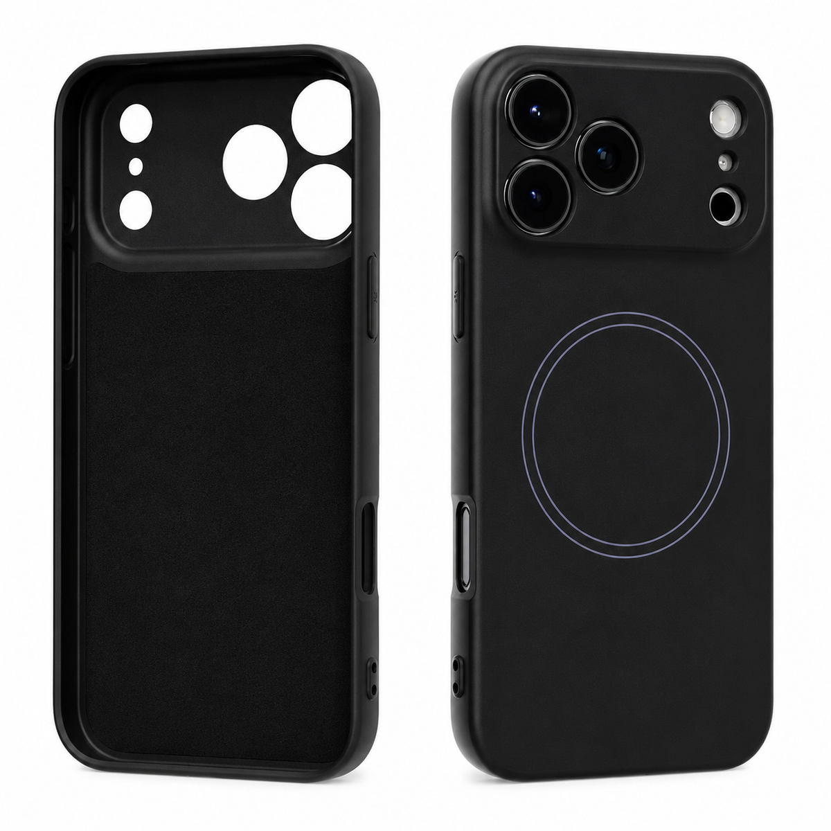 Premium iPhone Case MagSafe Magnetic 360 Rotating Stand Metal Lens Guard Skin Feel Shockproof Slim Fit Anti Drop Non Slip Durable Protective Phone Cover Case