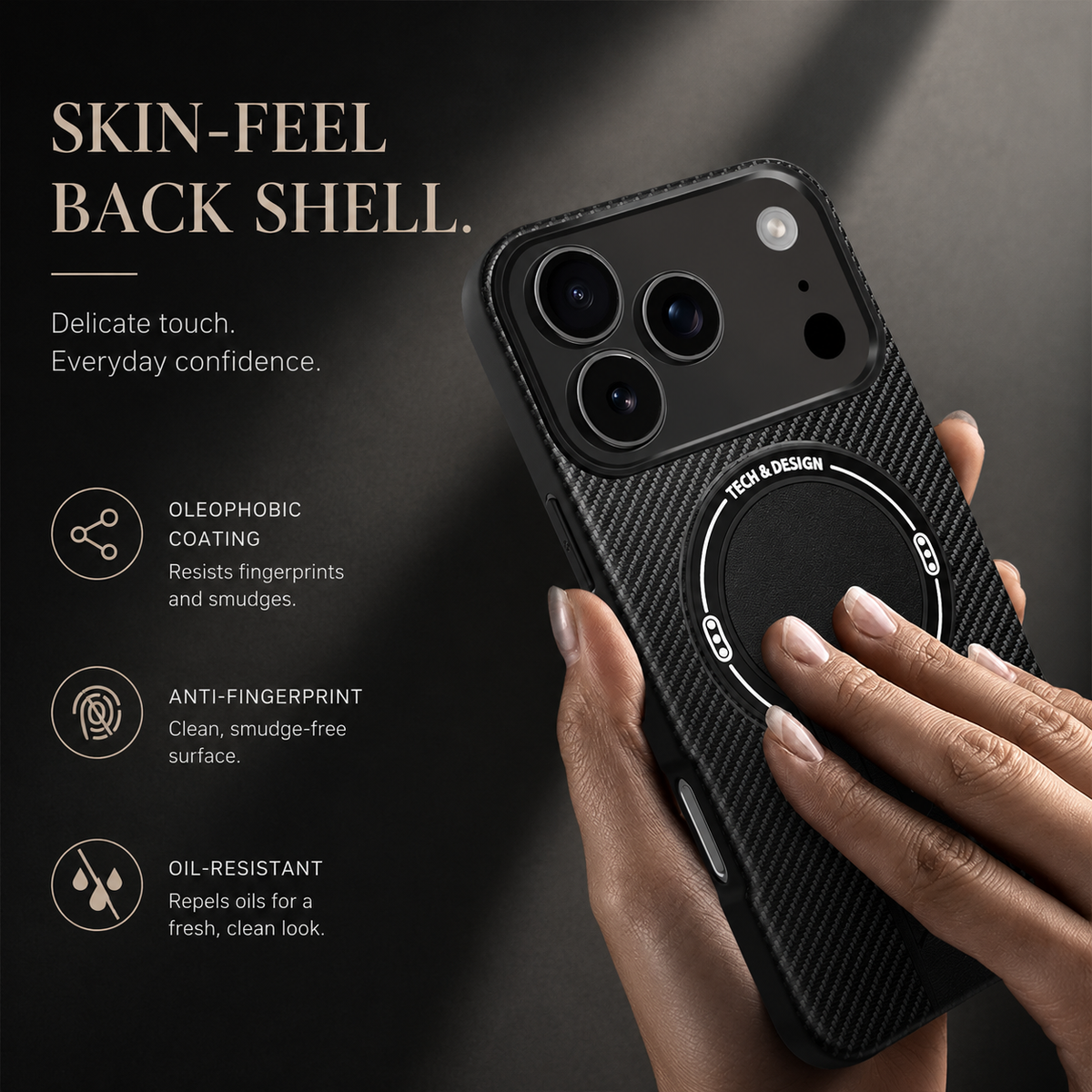 Premium iPhone Case MagSafe Magnetic Armor Carbon Fiber Shockproof PC TPU Ring Stand Kickstand Anti Scratch Non Slip Heavy Duty Full Coverage Cover
