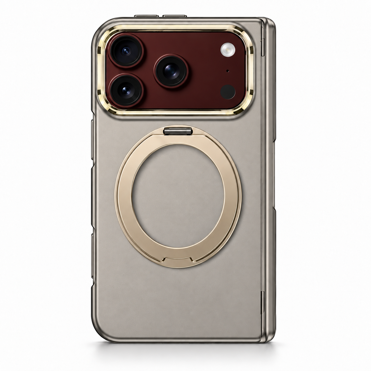 Premium iPhone Case MagSafe Magnetic Folding Stand Shockproof Durable Slim Protective Non Slip Tough Phone Cover with Hands Free Viewing Support