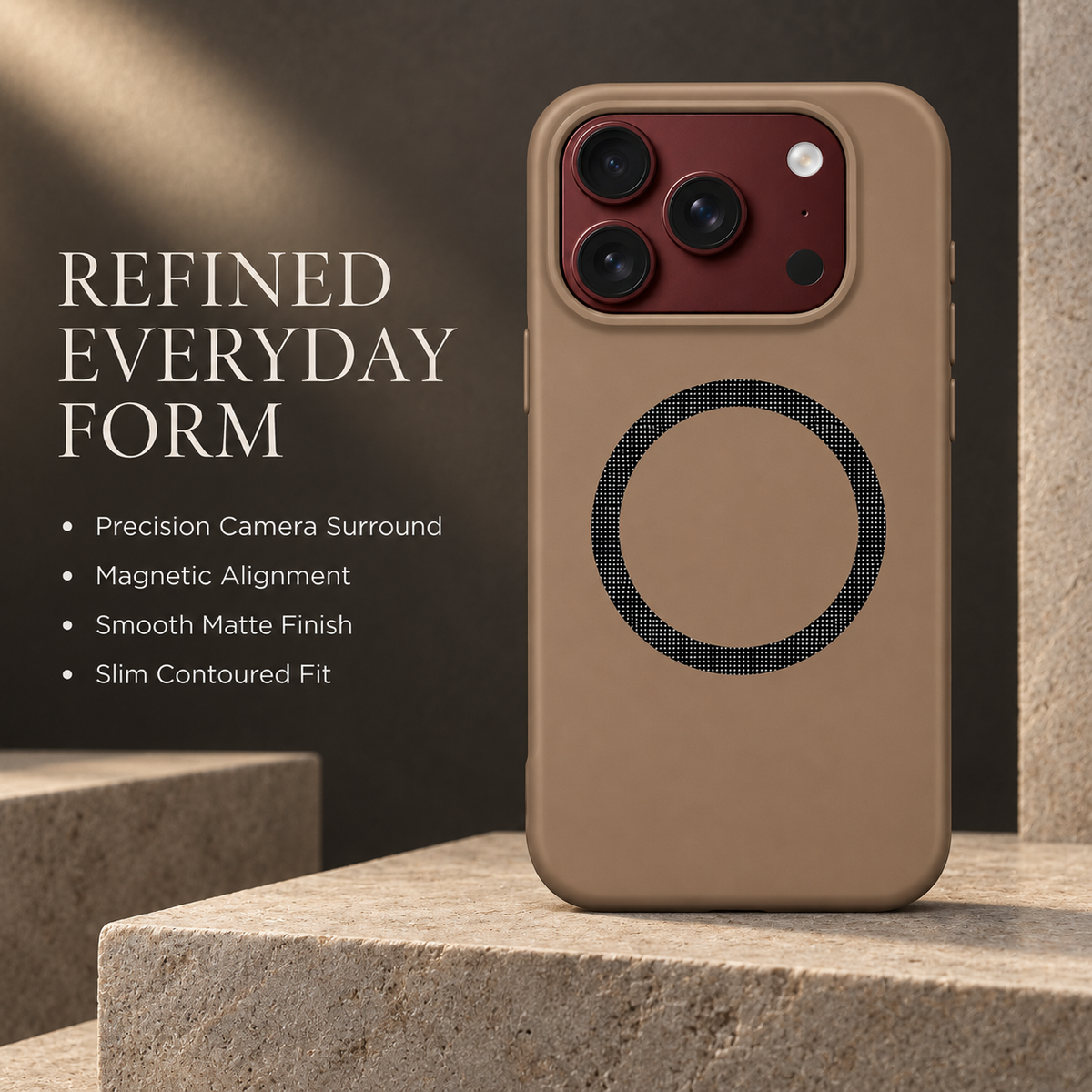 Premium iPhone Case MagSafe Magnetic Hard PC Foldable Cover Spring Hinge Guard Tempered Glass Shockproof Anti Drop Slim Durable Full Protection Phone Case