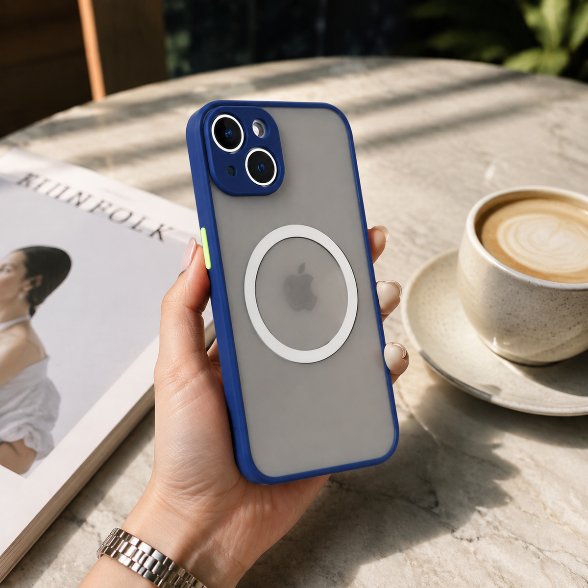 Premium iPhone Case MagSafe Matte Shockproof Protective Cover Camera Lens Protection Anti Scratch Slim Magnetic Soft Grip Full Coverage Minimal Design